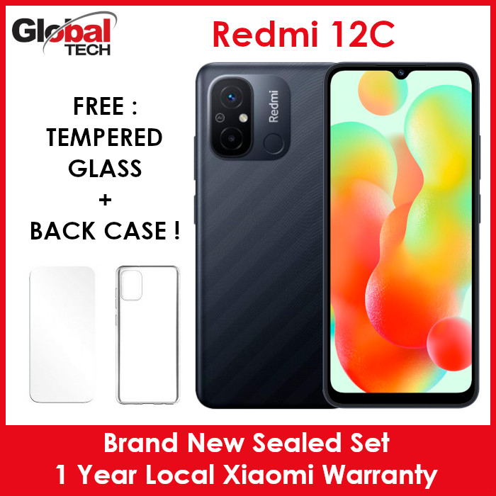 Xiaomi Redmi 12C 128GB / Global Version / 1 Year Local Xiaomi Warranty