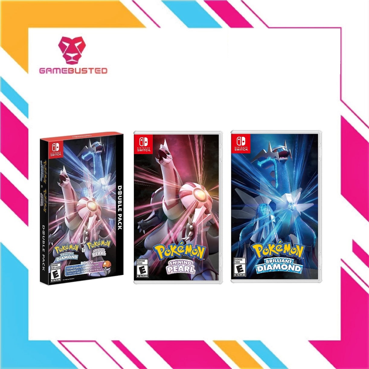 Nintendo Switch Pokemon Brilliant Diamond/Shining Pearl/Double Pack