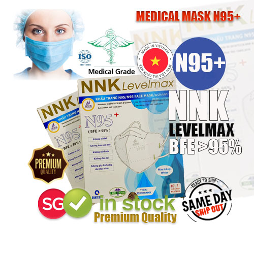 NNK N95+ PREMIUM [BFE>95%] ISO PREMIUM LEVELMAX MEDICAL MASK