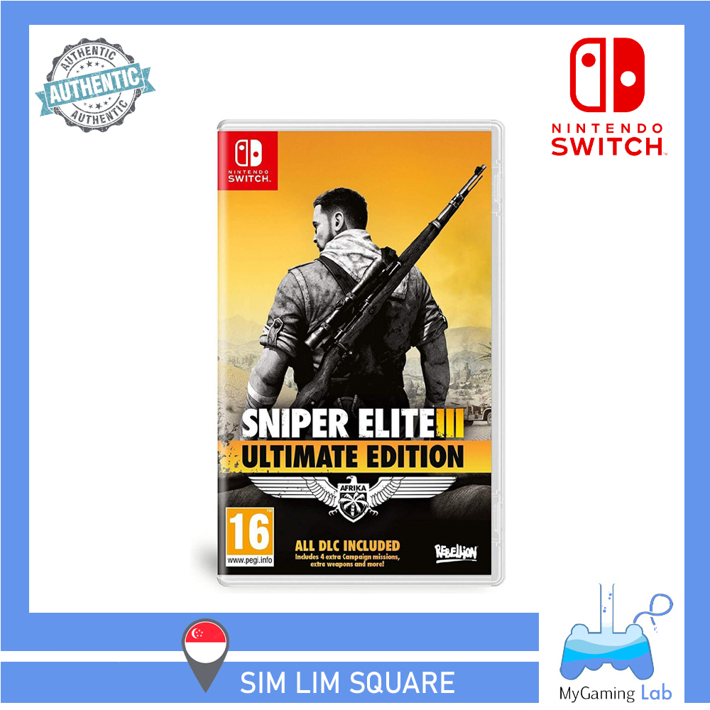 [SG] Nintendo Switch Game Sniper Elite 4 / Elite 3 / Elite V2 Remastered