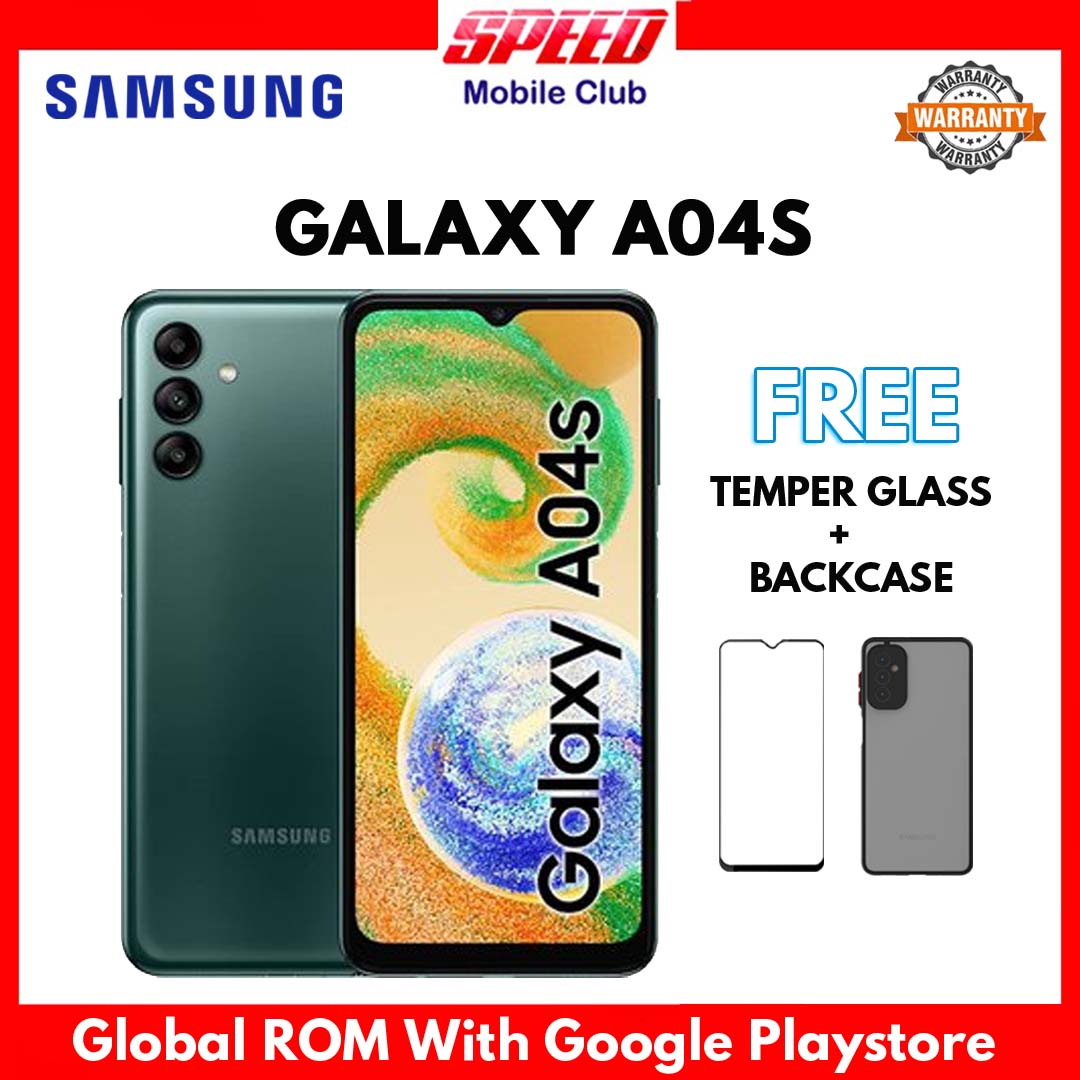Samsung Galaxy A04s | 4GB+64GB | Global ROM | Brand New With Warranty | FREE TEMPER GLASS+BACKCASE OR GET DISCOUNT PRICE