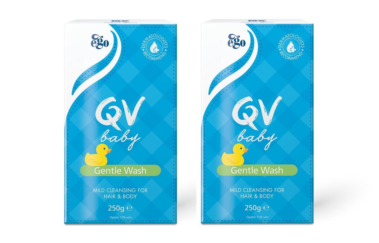 QV Baby Gentle Wash 250ml x2